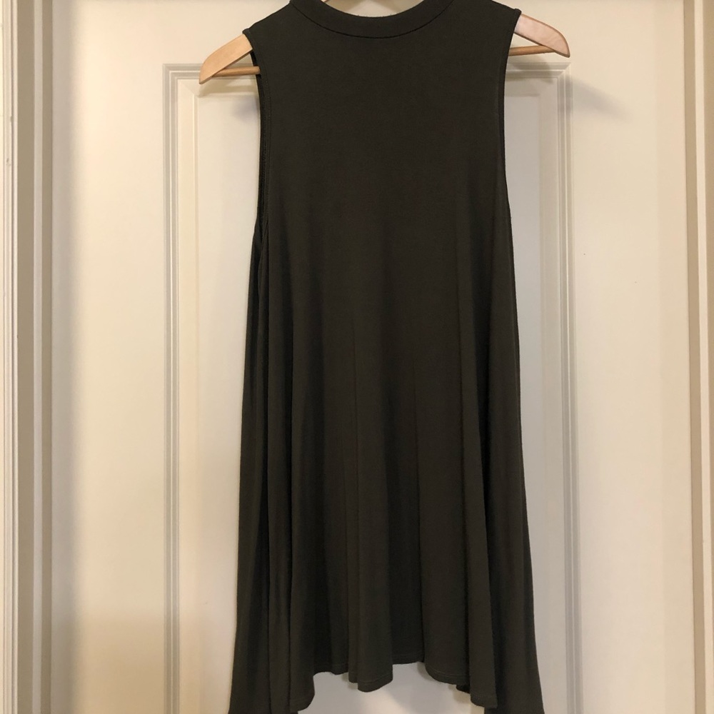 Forest green sun dress